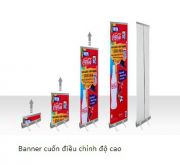 Banner cuốn điều chỉnh kích thước