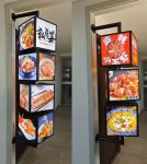 Hộp đèn magic 4 mặt quay 360 độ treo tường